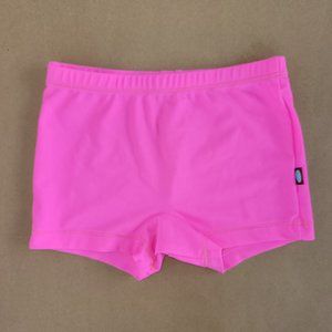 Girl's Pink Swim Boy Shorts - Size 5